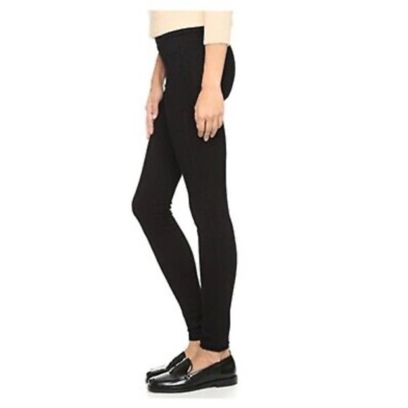AG Adriano Goldschmeid Knit Luxe Denim Leggings Black - Picture 1 of 6